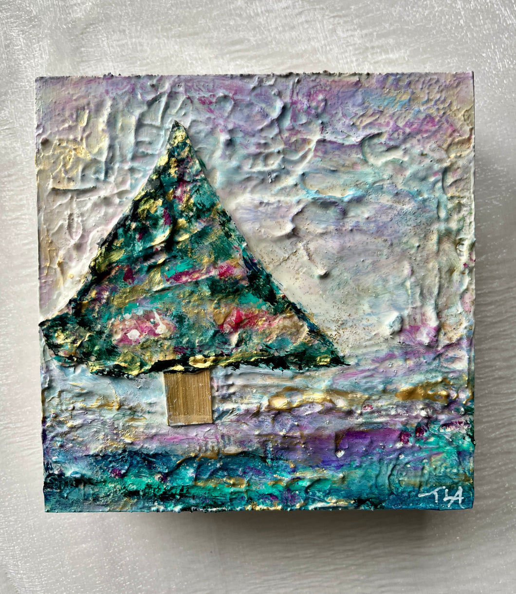 Northern Light Winter Painting #1