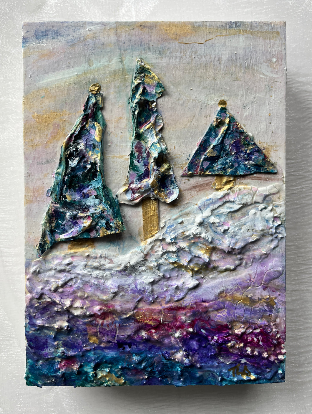 Northern Light Winter Painting #4