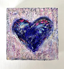 Textured Heart #12 - 5x5