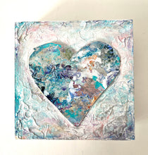 Textured Heart #15 - 5x5