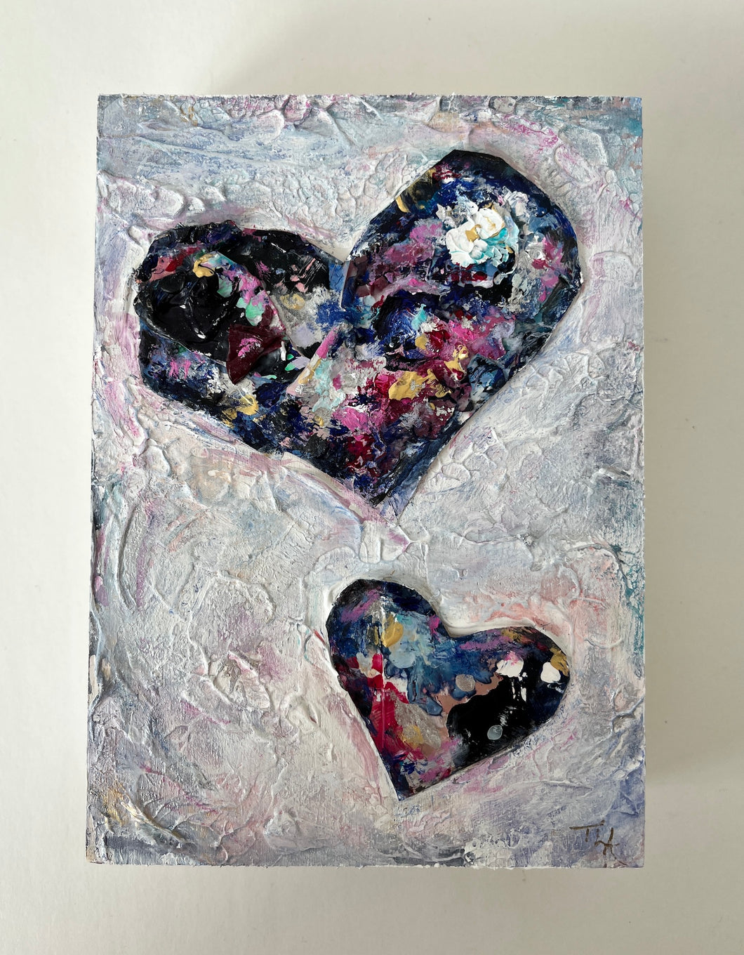 Textured Heart #5 - 5x7