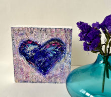 Textured Heart #12 - 5x5
