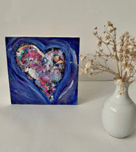 Textured Heart #13 - 5x5