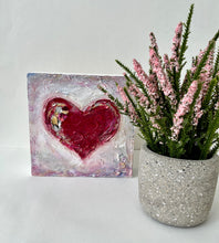 Textured Heart #2 - 5x5