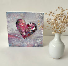 Textured Heart #7 - 5x5